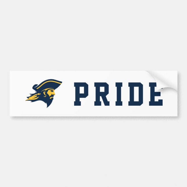 ETSU Buccaneer Logo Bumper Sticker (Front)