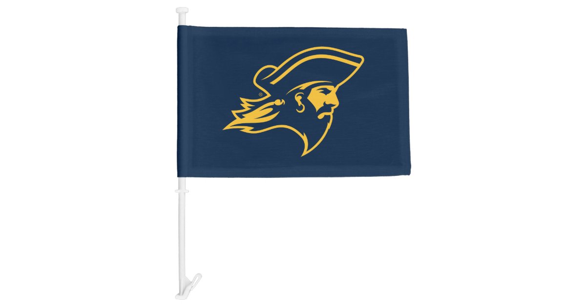 ETSU Buccaneer Logo Car Flag | Zazzle