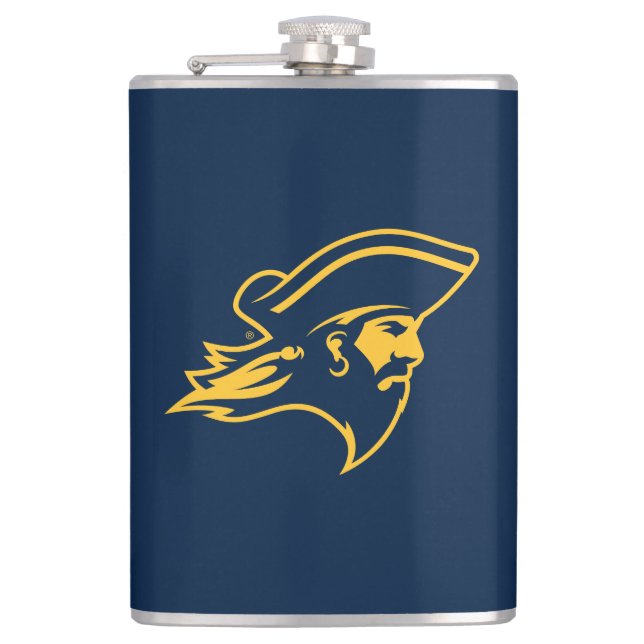 ETSU Buccaneer Logo Flask (Front)