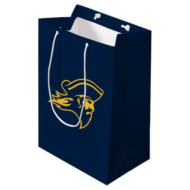 ETSU Buccaneer Logo Medium Gift Bag (Front Angled)