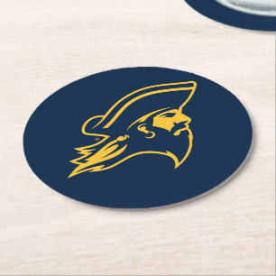 ETSU Buccaneer Logo Round Paper Coaster