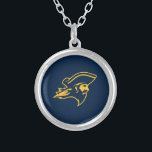 ETSU Buccaneer Logo Silver Plated Necklace<br><div class="desc">Check out these East Tennessee State University designs! Show off your Bucs pride with these new University products. These make the perfect gifts for the ETSU Academy student, alumni, family, friend or fan in your life. All of these Zazzle products are customizable with your name, class year, or club. Go...</div>