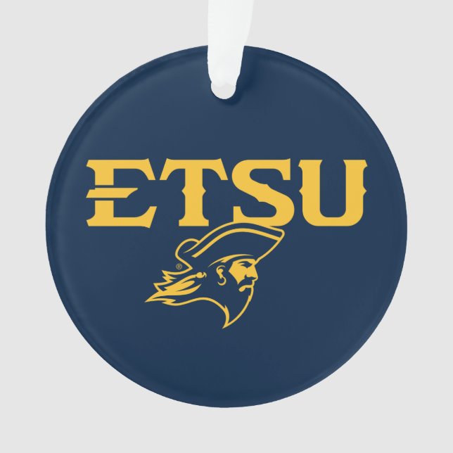ETSU Buccaneer Ornament (Front)