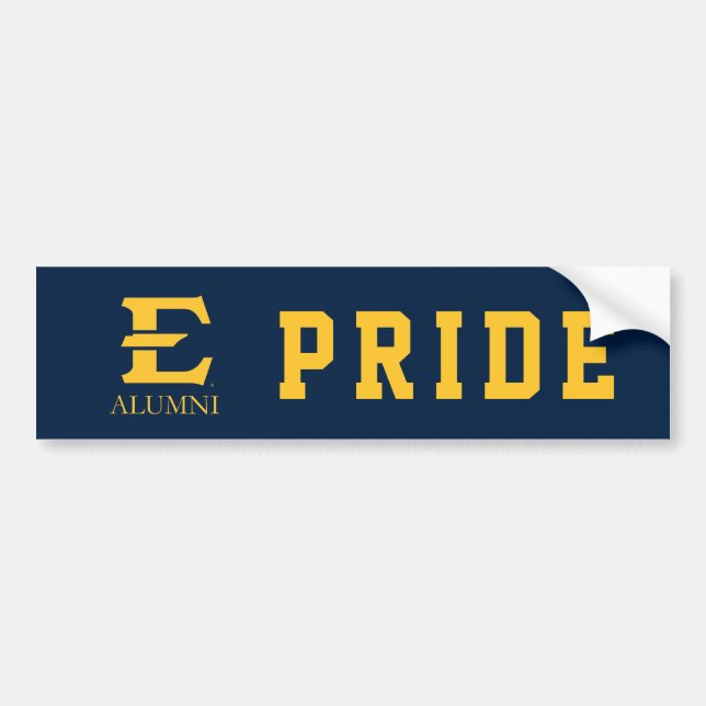 ETSU Buccaneers Alumni Bumper Sticker (Front)