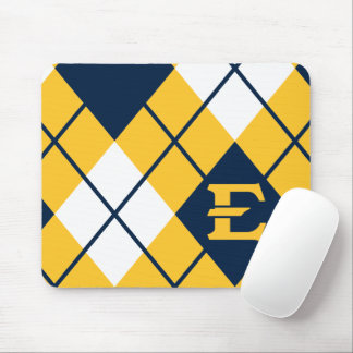 ETSU Buccaneers Argyle Pattern Mouse Pad
