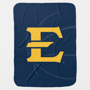 ETSU Buccaneers Basketball Baby Blanket