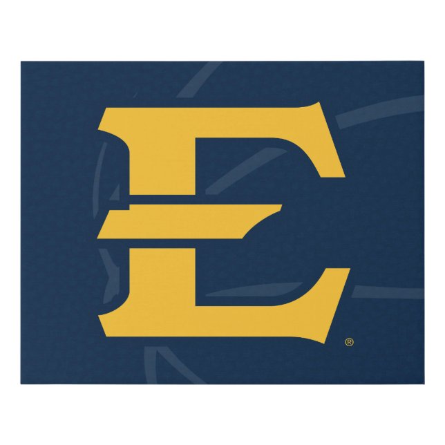 ETSU Buccaneers Basketball Faux Canvas Print (Front)