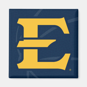 ETSU Buccaneers Basketball Magnet