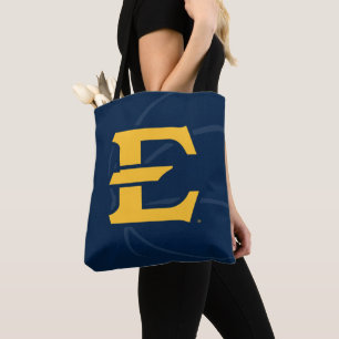 ETSU Buccaneers Basketball Tote Bag