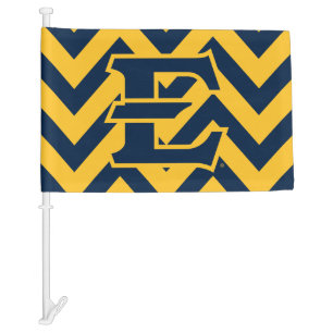 ETSU Buccaneers Chevron Pattern Car Flag
