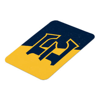 ETSU Buccaneers  Color Block Distressed Magnet