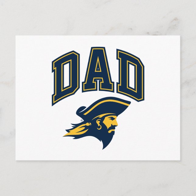 ETSU Buccaneers Dad Postcard (Front)