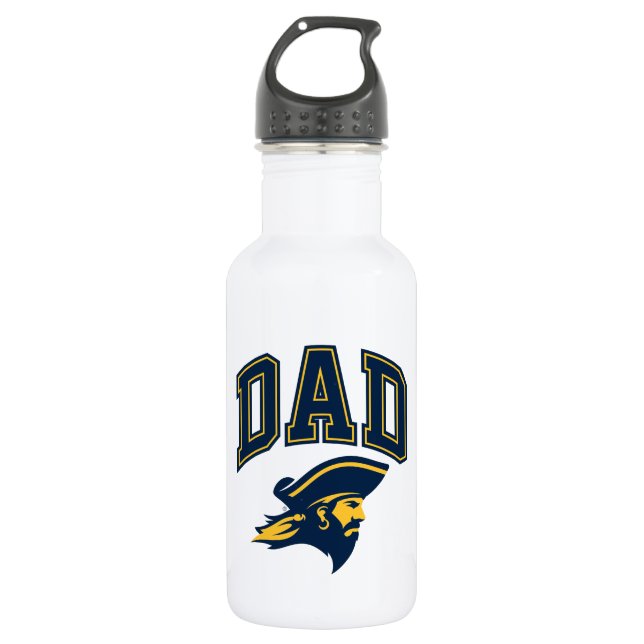 ETSU Buccaneers Dad Stainless Steel Water Bottle (Front)