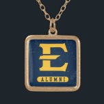 ETSU Buccaneers Distressed Gold Plated Necklace<br><div class="desc">Check out these East Tennessee State University designs! Show off your Bucs pride with these new University products. These make the perfect gifts for the ETSU Academy student, alumni, family, friend or fan in your life. All of these Zazzle products are customizable with your name, class year, or club. Go...</div>