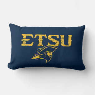 ETSU Buccaneers Distressed Lumbar Pillow