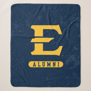 ETSU Buccaneers Distressed Sherpa Blanket