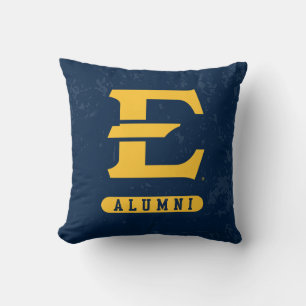 ETSU Buccaneers Distressed Throw Pillow