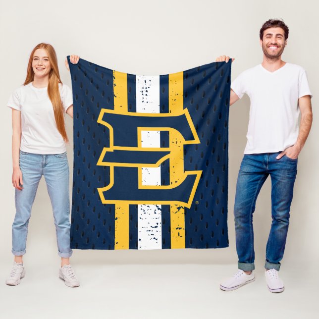 ETSU Buccaneers Jersey Fleece Blanket (In Situ)