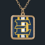 ETSU Buccaneers Jersey Gold Plated Necklace<br><div class="desc">Check out these East Tennessee State University designs! Show off your Bucs pride with these new University products. These make the perfect gifts for the ETSU Academy student, alumni, family, friend or fan in your life. All of these Zazzle products are customizable with your name, class year, or club. Go...</div>