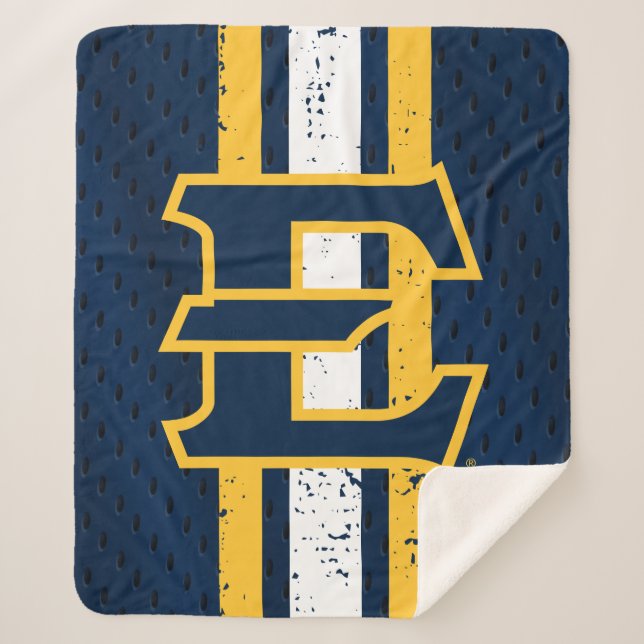 ETSU Buccaneers Jersey Sherpa Blanket (Front)