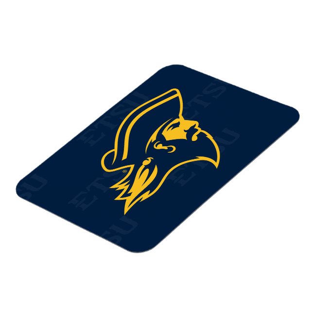 ETSU Buccaneers  Logo Watermark Magnet (Left Side)