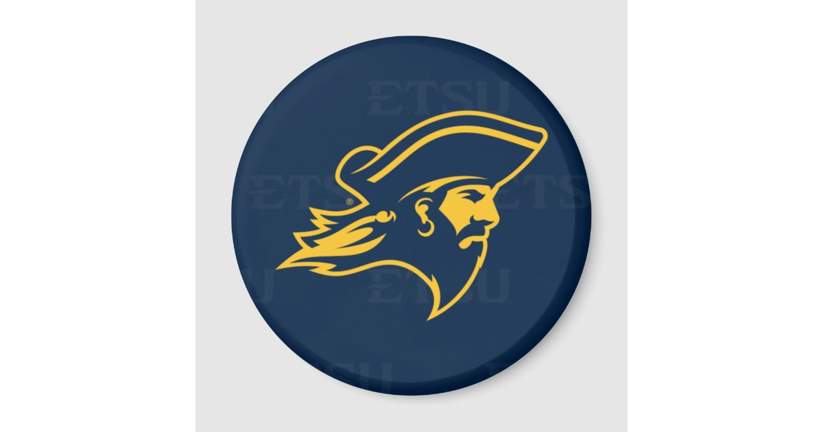 ETSU Buccaneers Logo Watermark Magnet | Zazzle