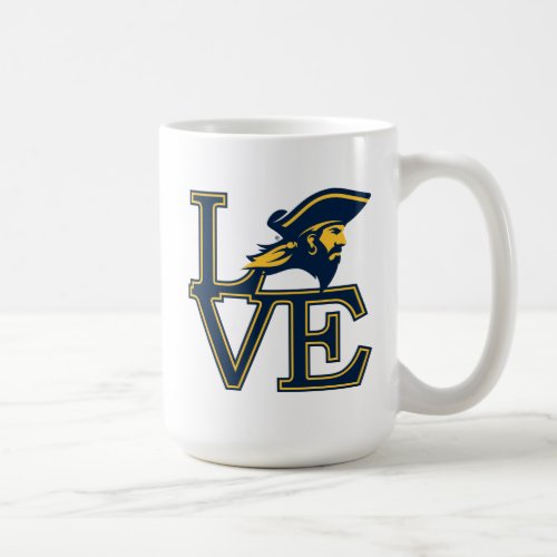 ETSU Buccaneers Love Coffee Mug