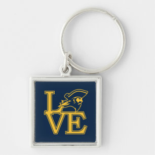 ETSU Buccaneers Love Keychain
