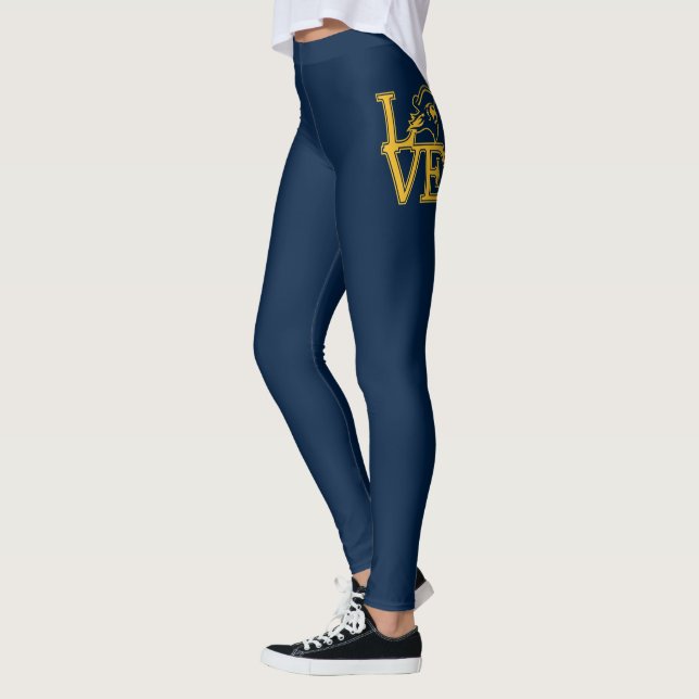 ETSU Buccaneers Love Leggings (Left)