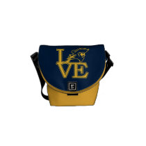 ETSU Buccaneers Love Messenger Bag