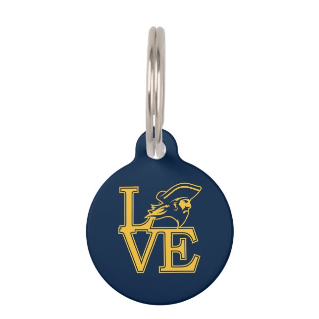ETSU Buccaneers Love Pet ID Tag (Front)