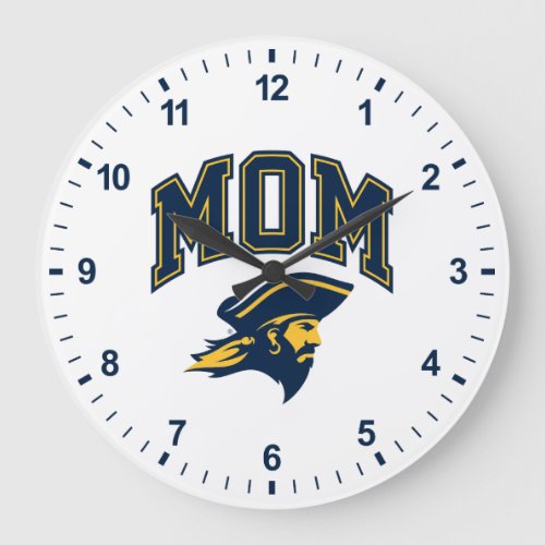 ETSU Buccaneers Mom Large Clock