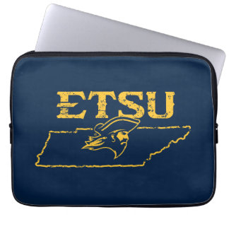 ETSU Buccaneers State Love Laptop Sleeve