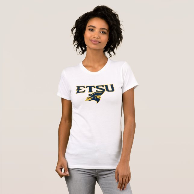 Zazzle ETSU Buccaneers T-Shirt, Women's, Size: Adult L, White