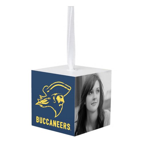 ETSU Buccaneers Vintage Cube Ornament