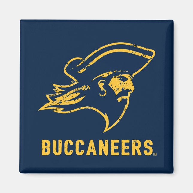 ETSU Buccaneers Vintage Magnet (Front)