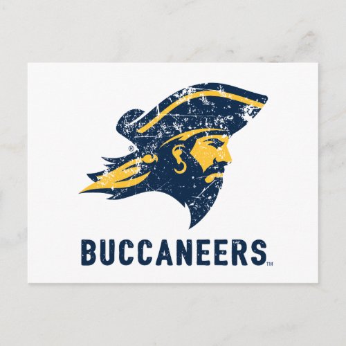 ETSU Buccaneers Vintage Postcard