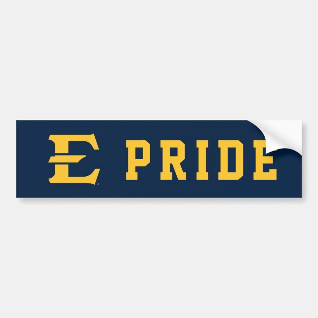 ETSU Primary Mark Bumper Sticker (Front)