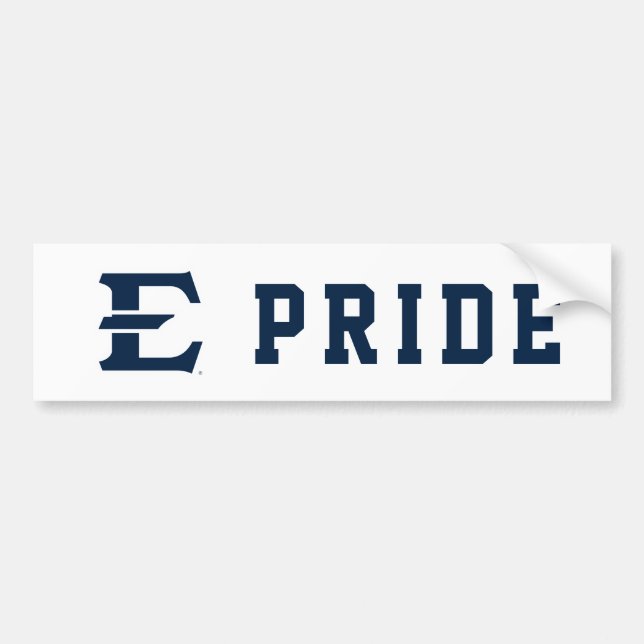 ETSU Primary Mark Bumper Sticker (Front)