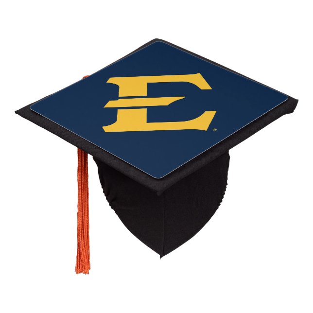 ETSU Primary Mark Graduation Cap Topper (Angled)