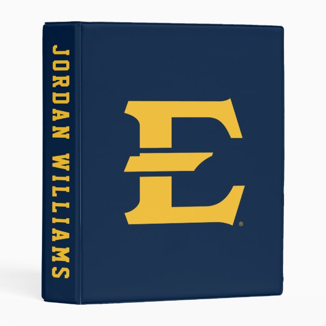ETSU Primary Mark Mini Binder (Front/Spine)