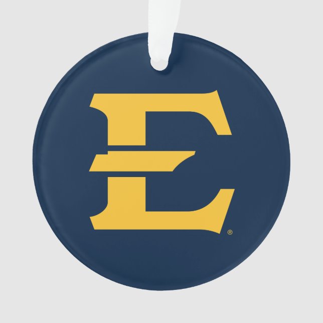 ETSU Primary Mark Ornament (Front)