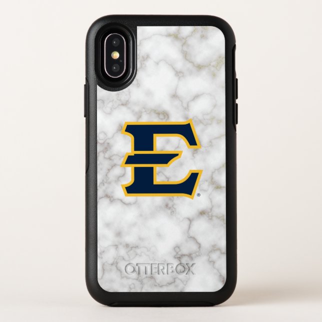 ETSU White Marble Otterbox iPhone Case (Back)