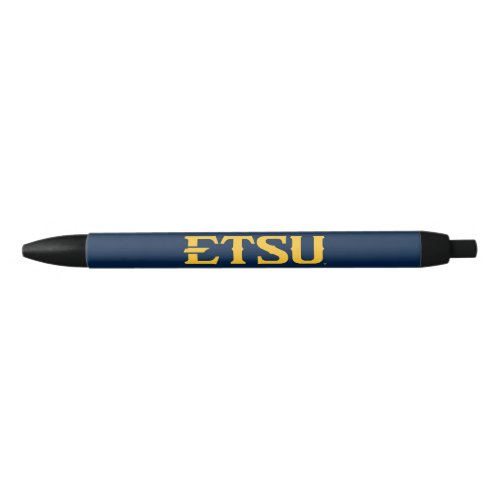 ETSU Wordmark Black Ink Pen