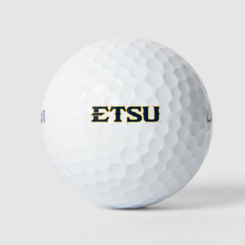 ETSU Wordmark Golf Balls