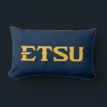 ETSU Wordmark Lumbar Pillow<br><div class="desc">Check out these East Tennessee State University designs! Show off your Bucs pride with these new University products. These make the perfect gifts for the ETSU Academy student, alumni, family, friend or fan in your life. All of these Zazzle products are customizable with your name, class year, or club. Go...</div>