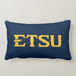 ETSU Wordmark Lumbar Pillow<br><div class="desc">Check out these East Tennessee State University designs! Show off your Bucs pride with these new University products. These make the perfect gifts for the ETSU Academy student, alumni, family, friend or fan in your life. All of these Zazzle products are customizable with your name, class year, or club. Go...</div>