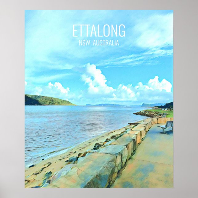 Ettalong Central Coast NSW Australia Poster (Front)