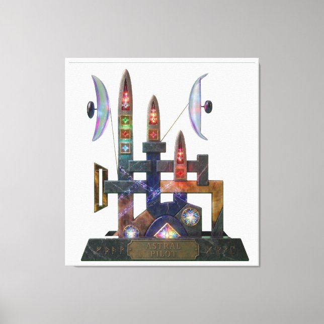 Etude №16 Astral Pilot ver.1 Canvas Print (Front)