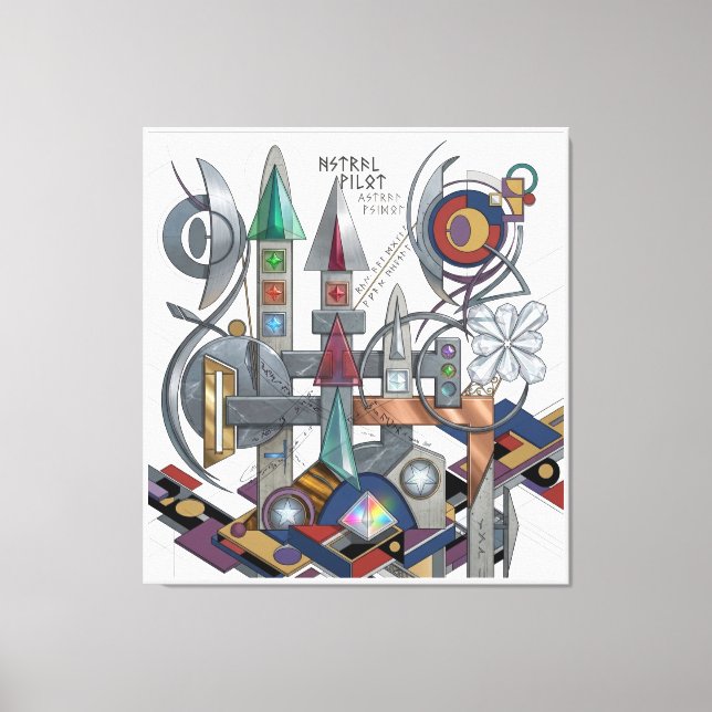 Etude №16 "Astral Pilot" ver.3 Canvas Print (Front)